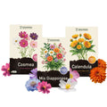 KIT API E FARFALLE – Semi di Cosmea, Calendula e Prato Fiorito